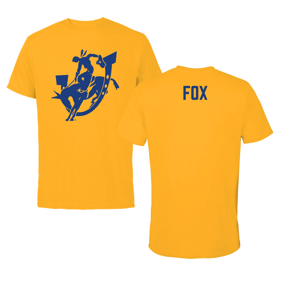 Southern Arkansas University TF and XC Gold Performance Tee - Madison Fox