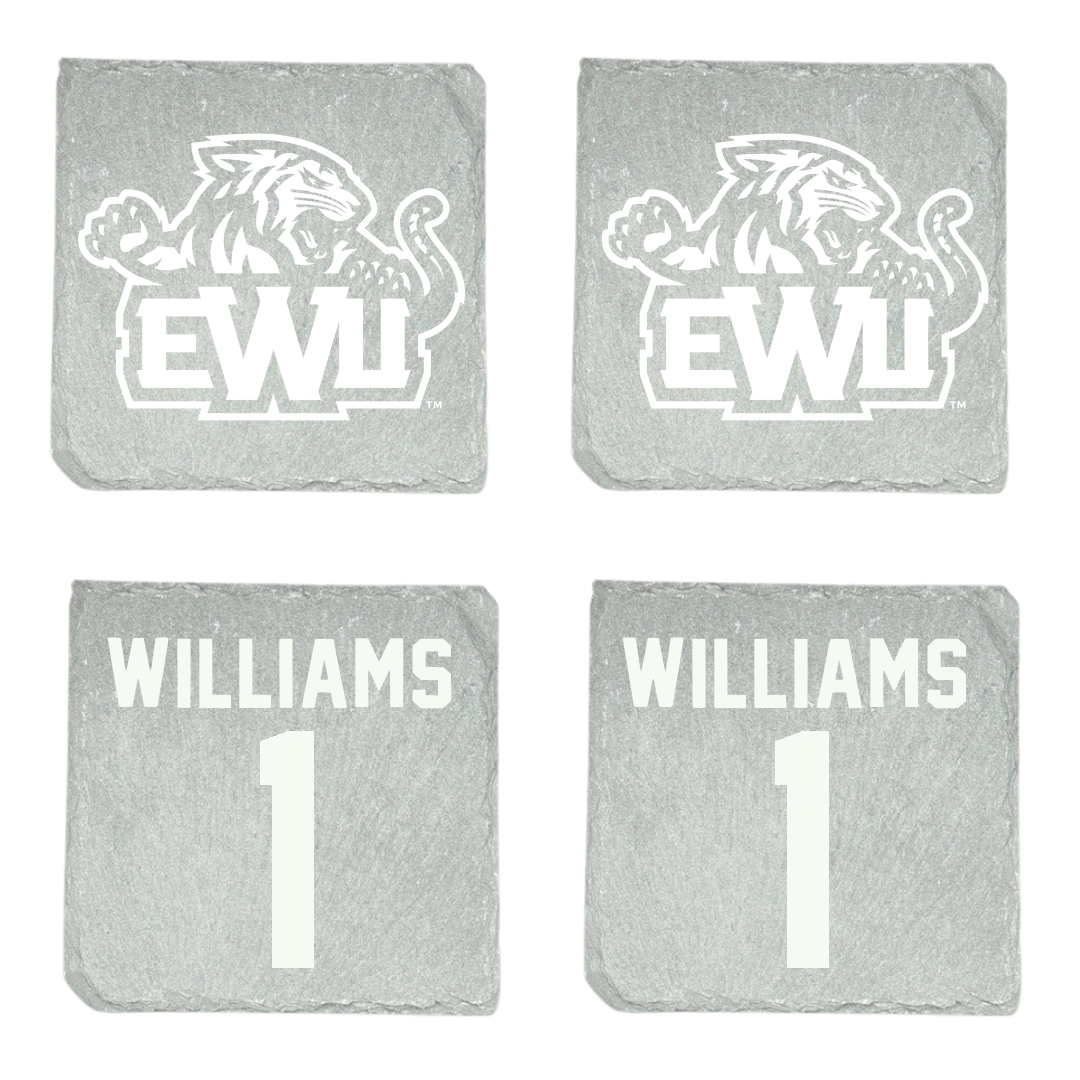 Edward Waters University Basketball (M) Stone Coaster (4 Pack)  - #1 Fredrick Williams