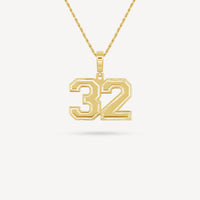 Gold Presidents Pendant and Chain - #32 Hannah Duffee