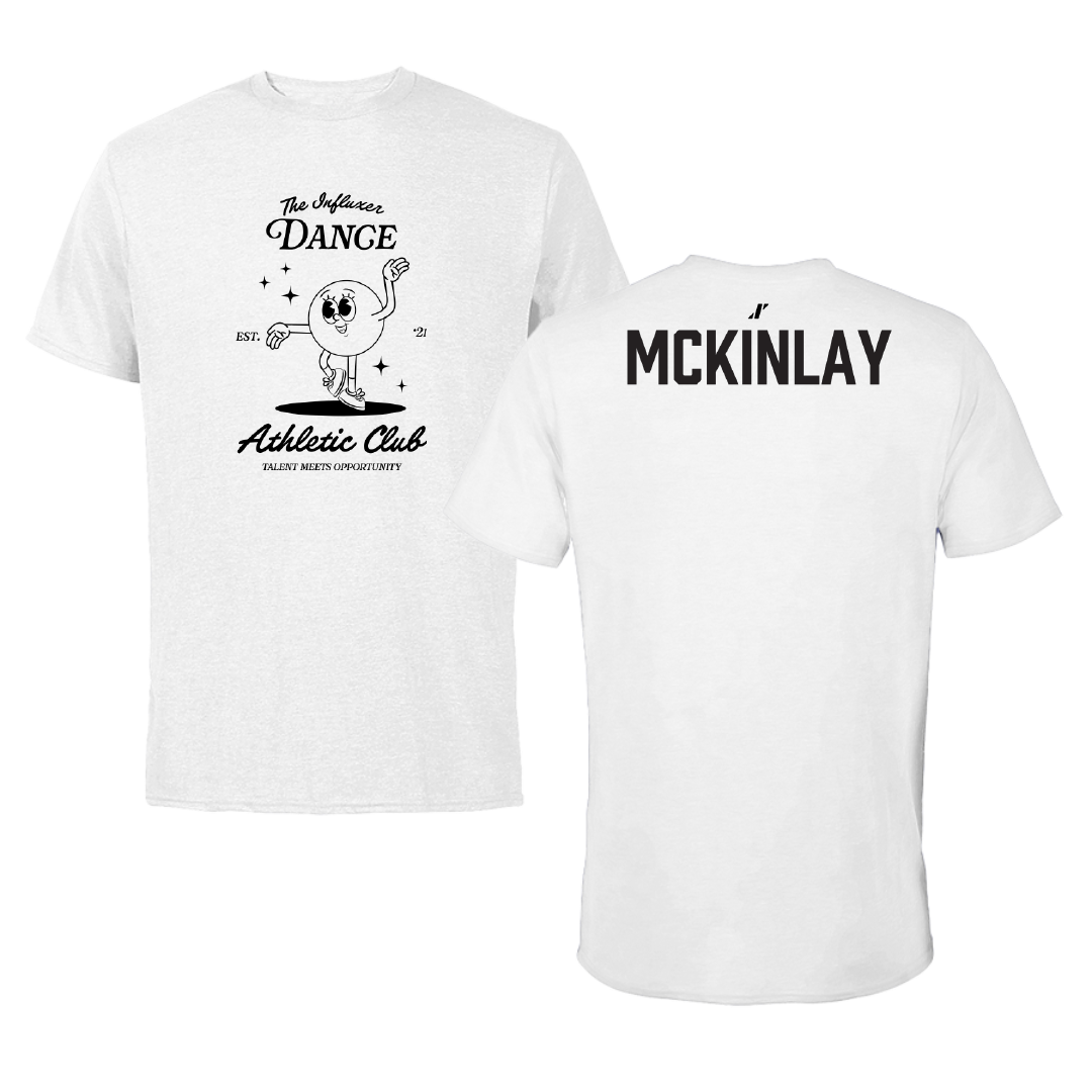 Dance White Influxer Athletic Club Tee - Jacci McKinlay