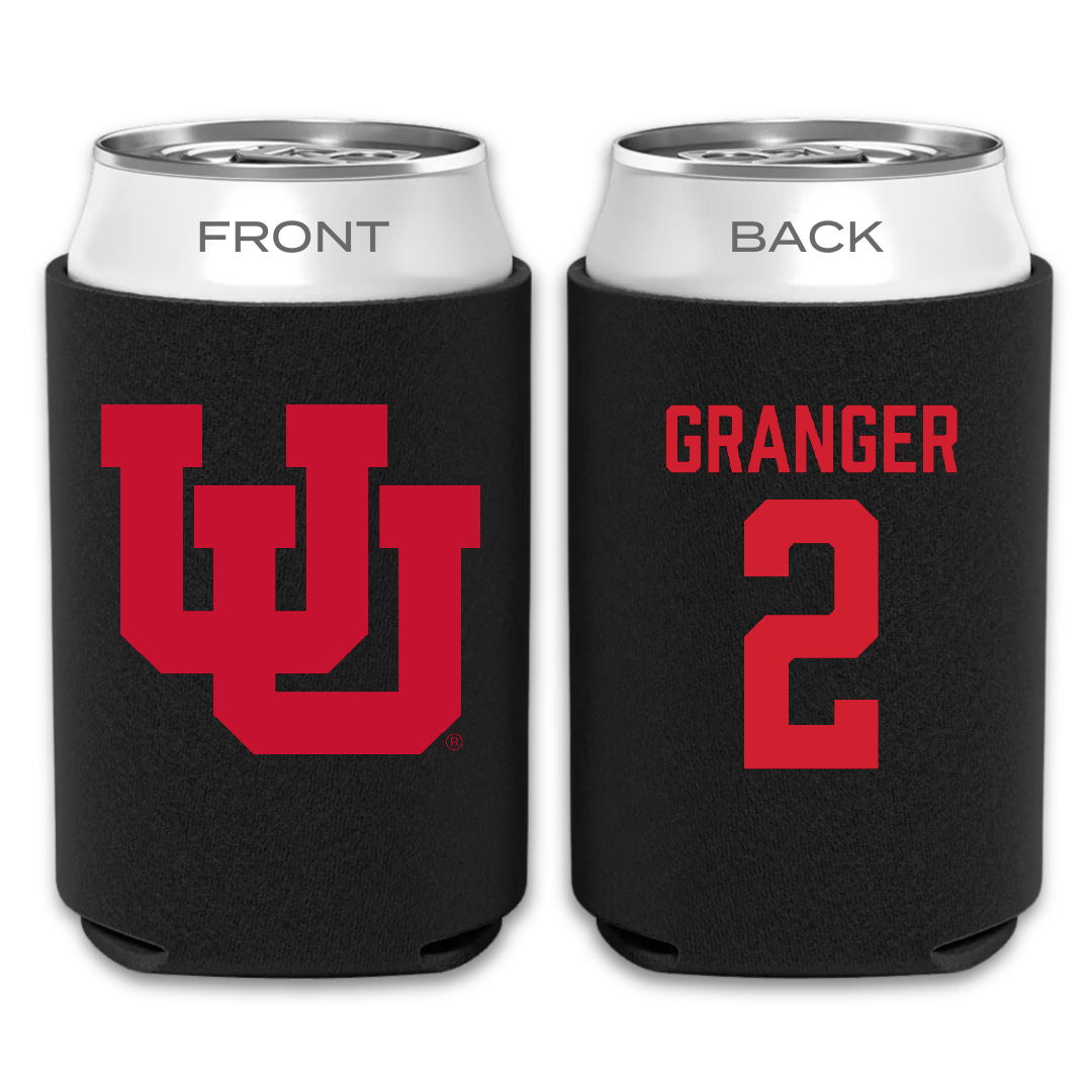 University of Utah Soccer Black Can Cooler - #2 Maryn Granger