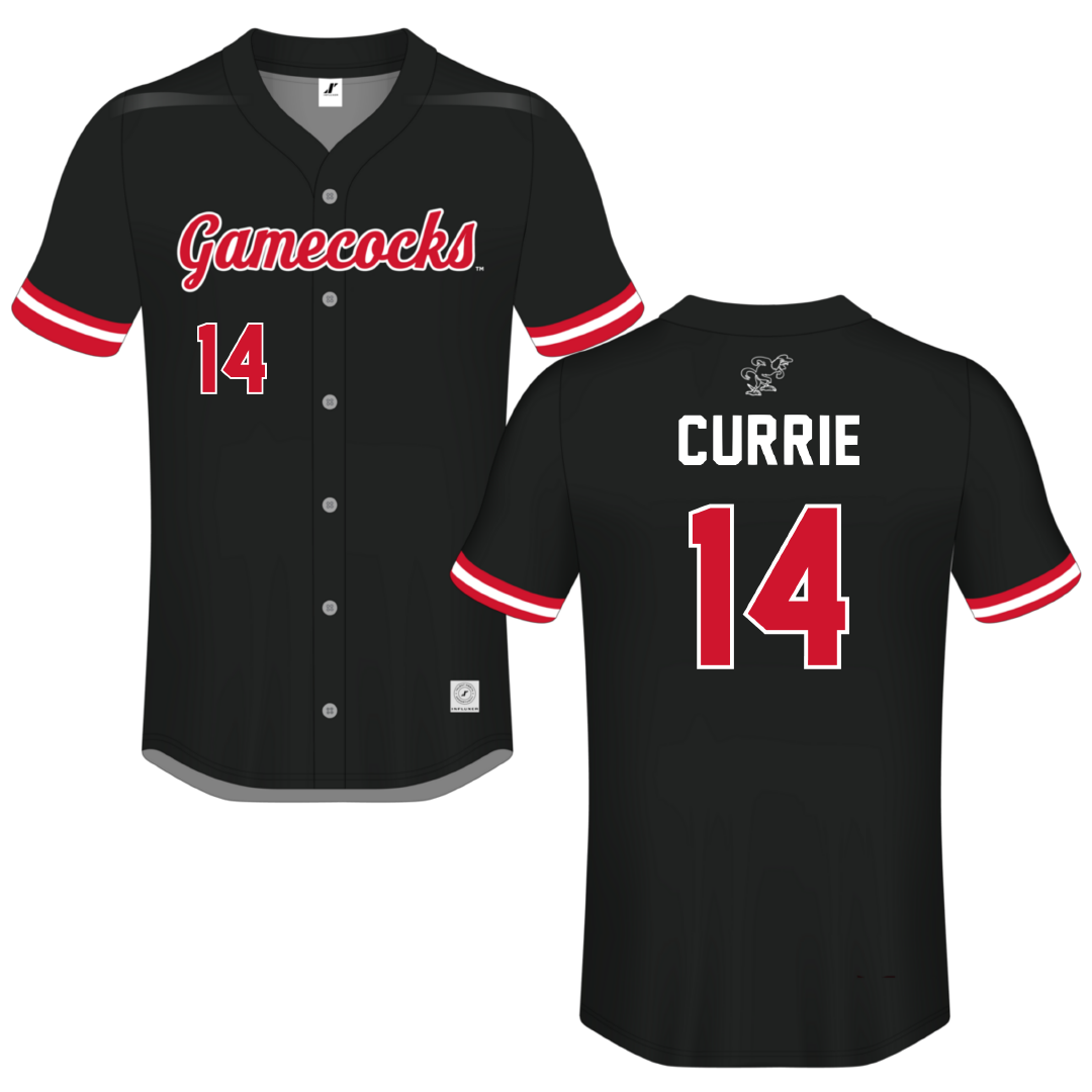 Jacksonville State University Black Button-Down Jersey - #14 Sarah Currie