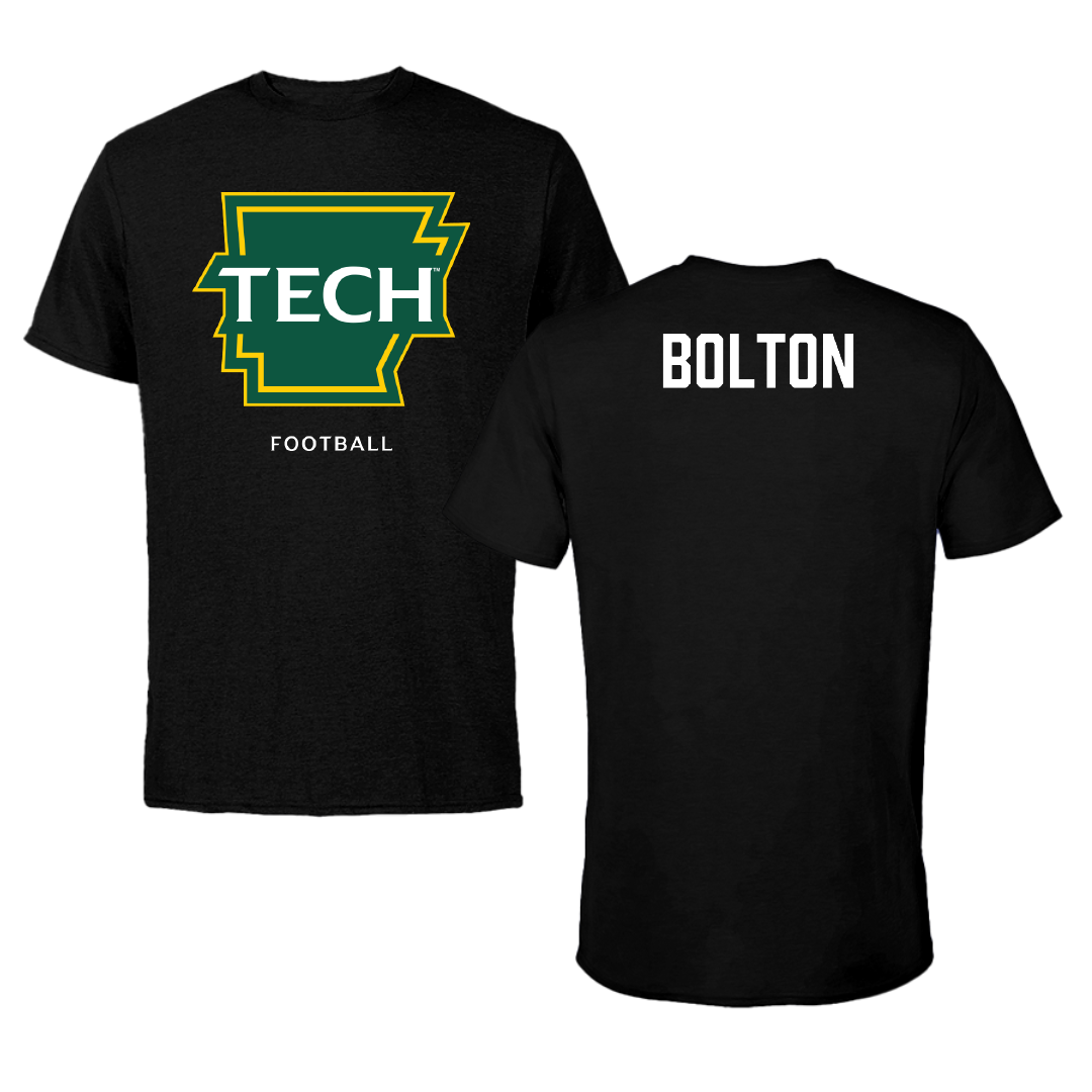 Arkansas Tech University Football Black Performance Tee - Walker Bolton