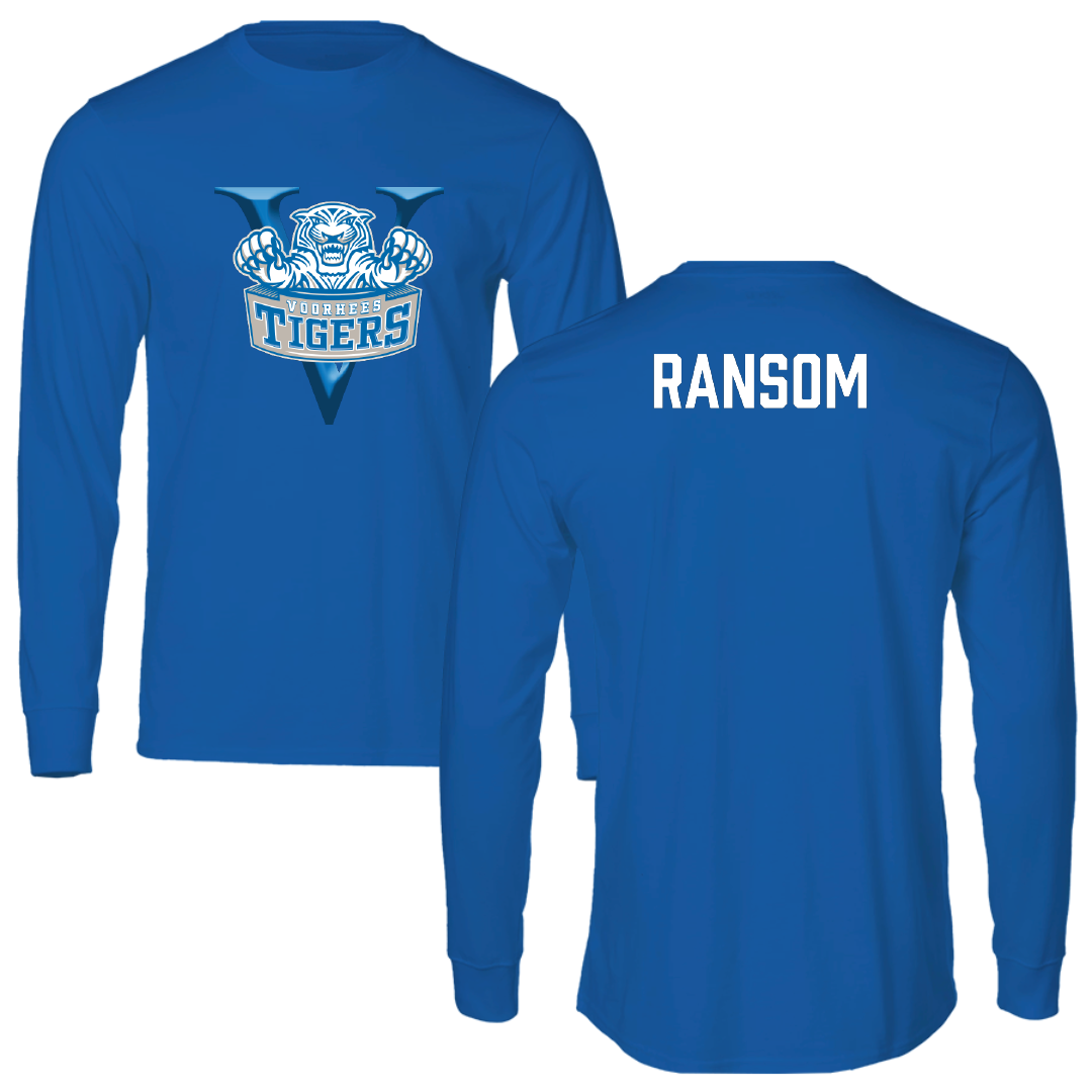 Voorhees University TF and XC Blue Long Sleeve - Jaylan Ransom