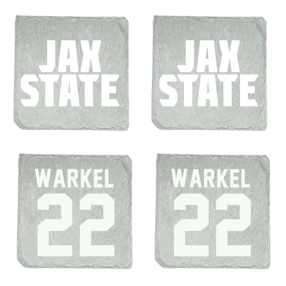 Jacksonville State University Bowling Stone Coaster (4 Pack)  - #22 Anna Warkel