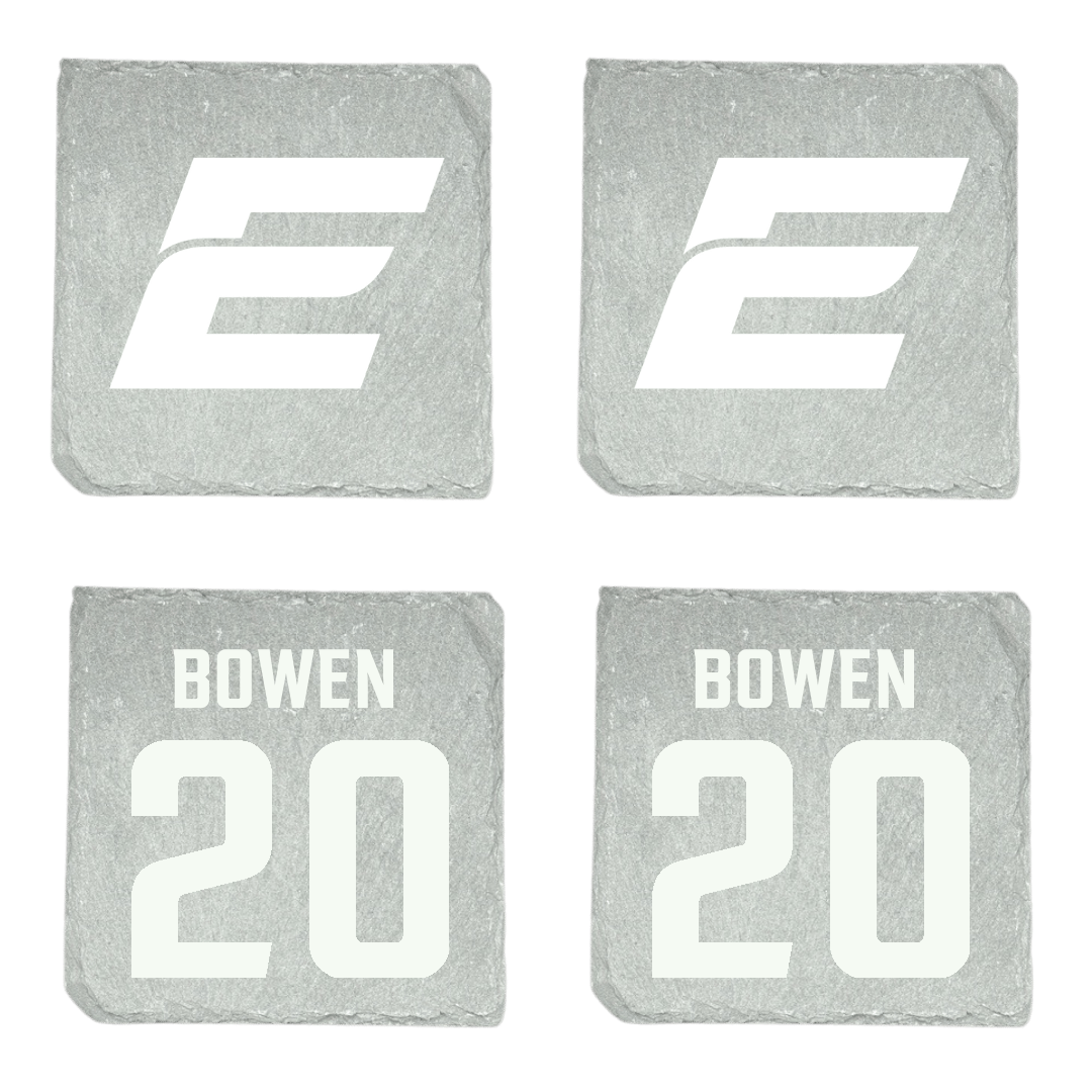Eastern Connecticut State University Softball Stone Coaster (4 Pack)  - #20 Michaella Bowen