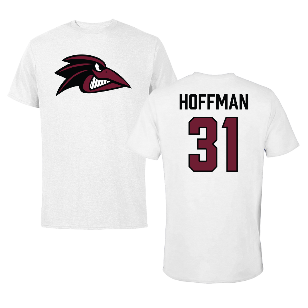 Franklin Pierce University Baseball White Tee - #31 Colin Hoffman
