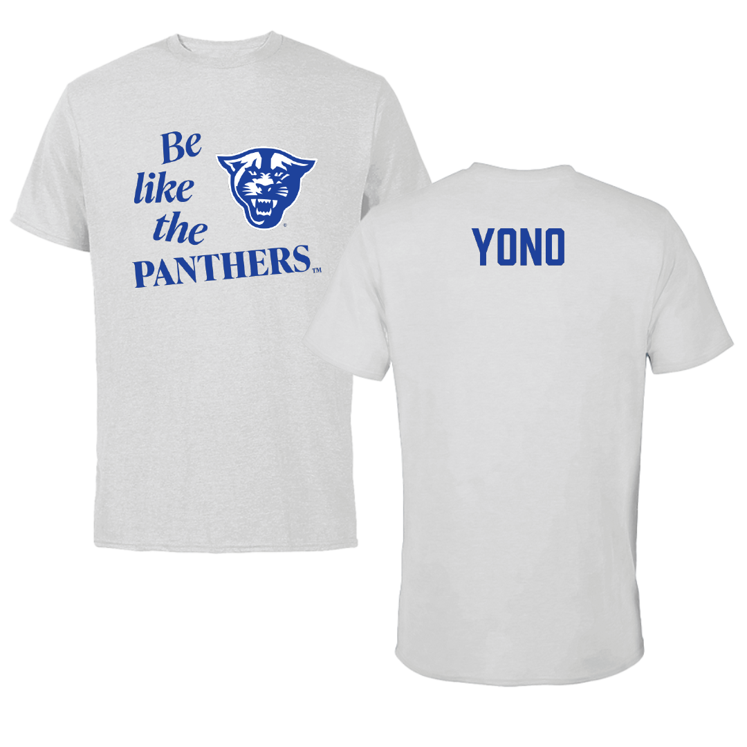 Georgia State University Golf Light Gray Be Like Us Performance Tee - Sam Yono