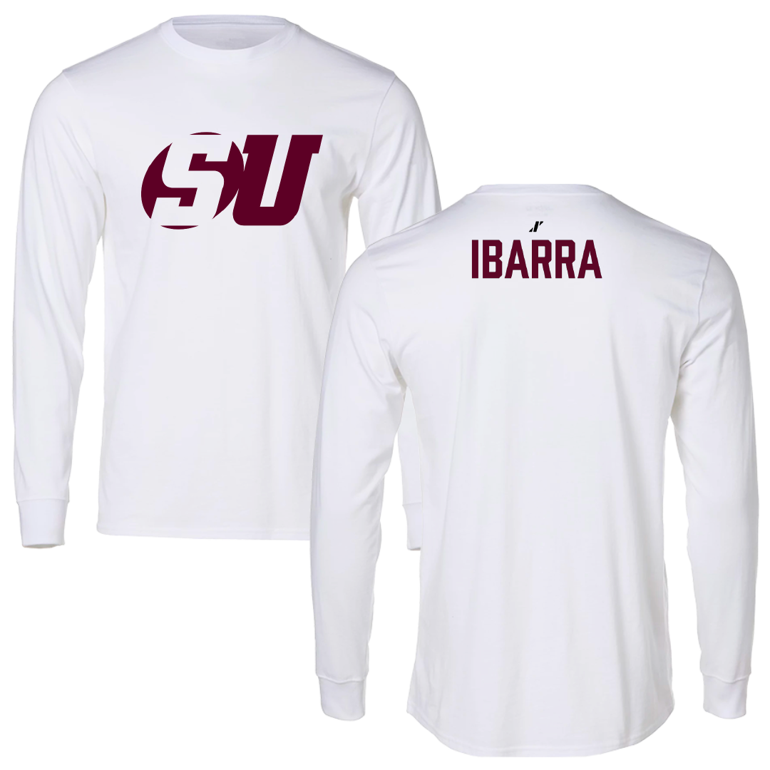 Schreiner University Tennis (W) White Performance Long Sleeve - Kinverly Ibarra