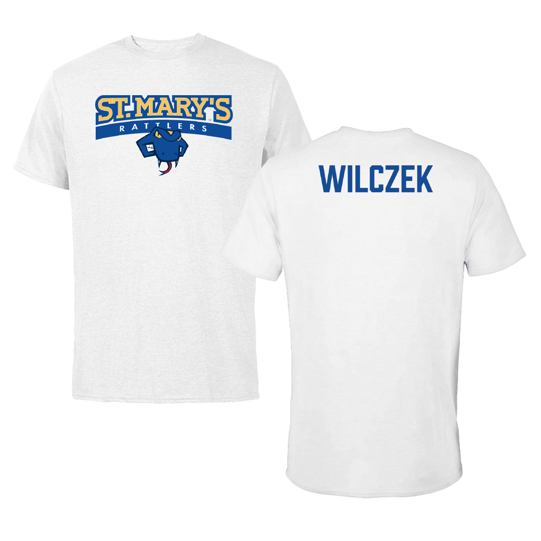 St. Mary's University (Texas) Golf (W) White Performance Tee - Taylor Wilczek