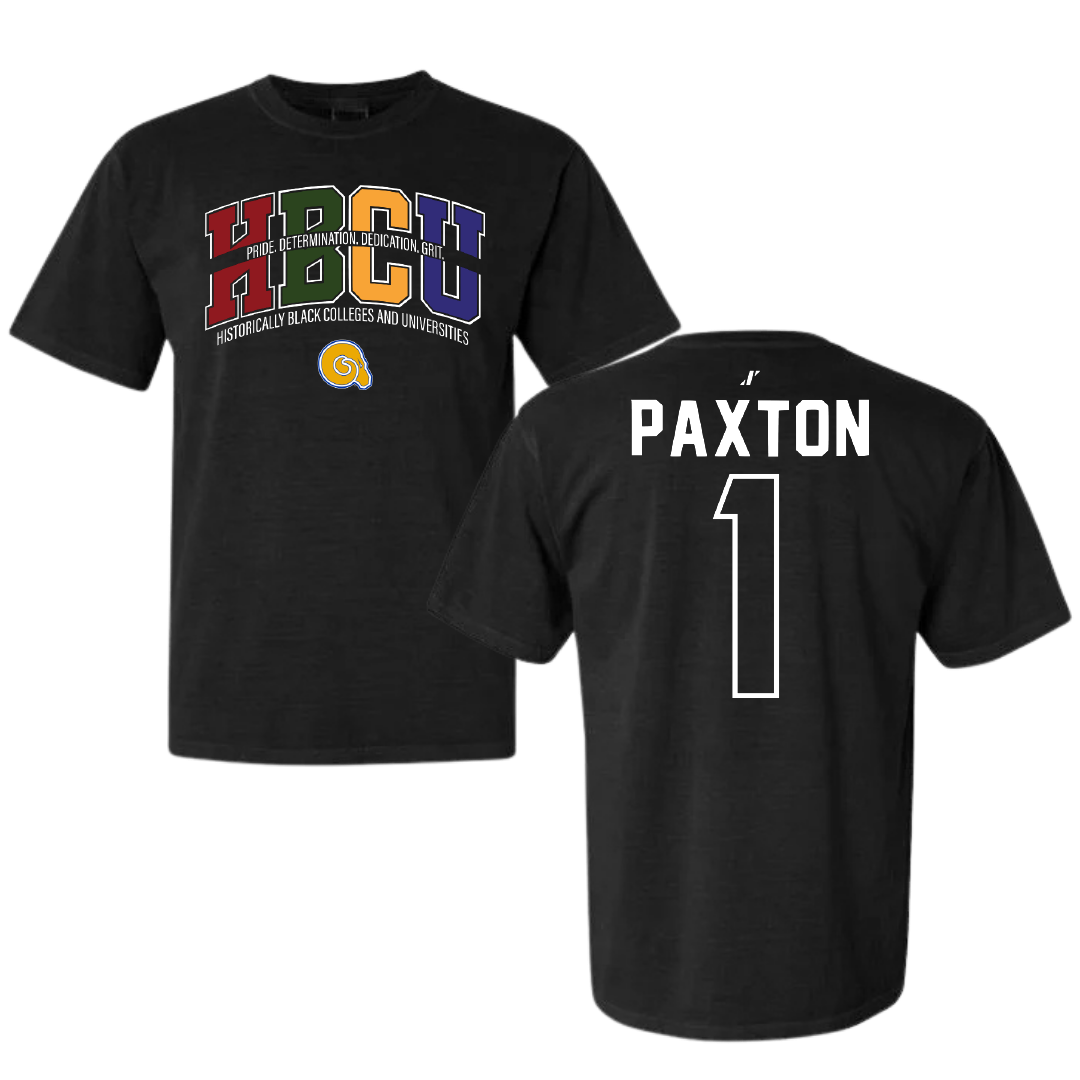 Albany State University Basketball Black HBCU Comfort Colors Tee - #1 NaHaviya Paxton