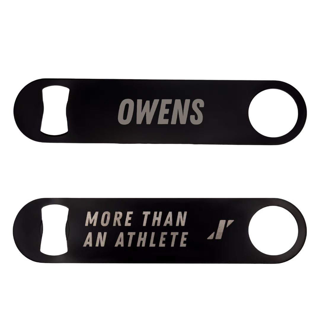 Football Black Bottle Opener - Cooper Owens