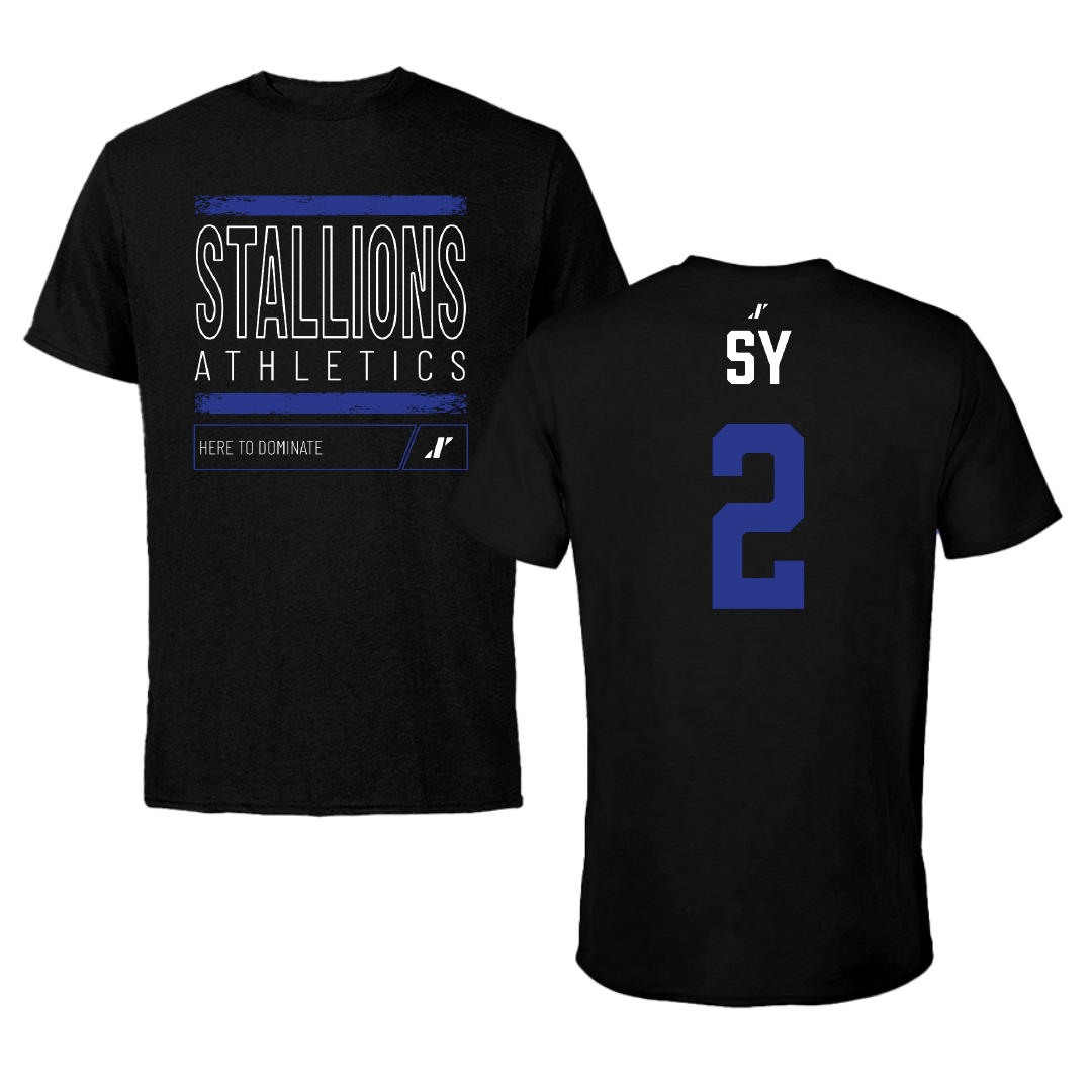 North American University Basketball (W) Black Dominate Performance Tee - #2 Lydia Sy