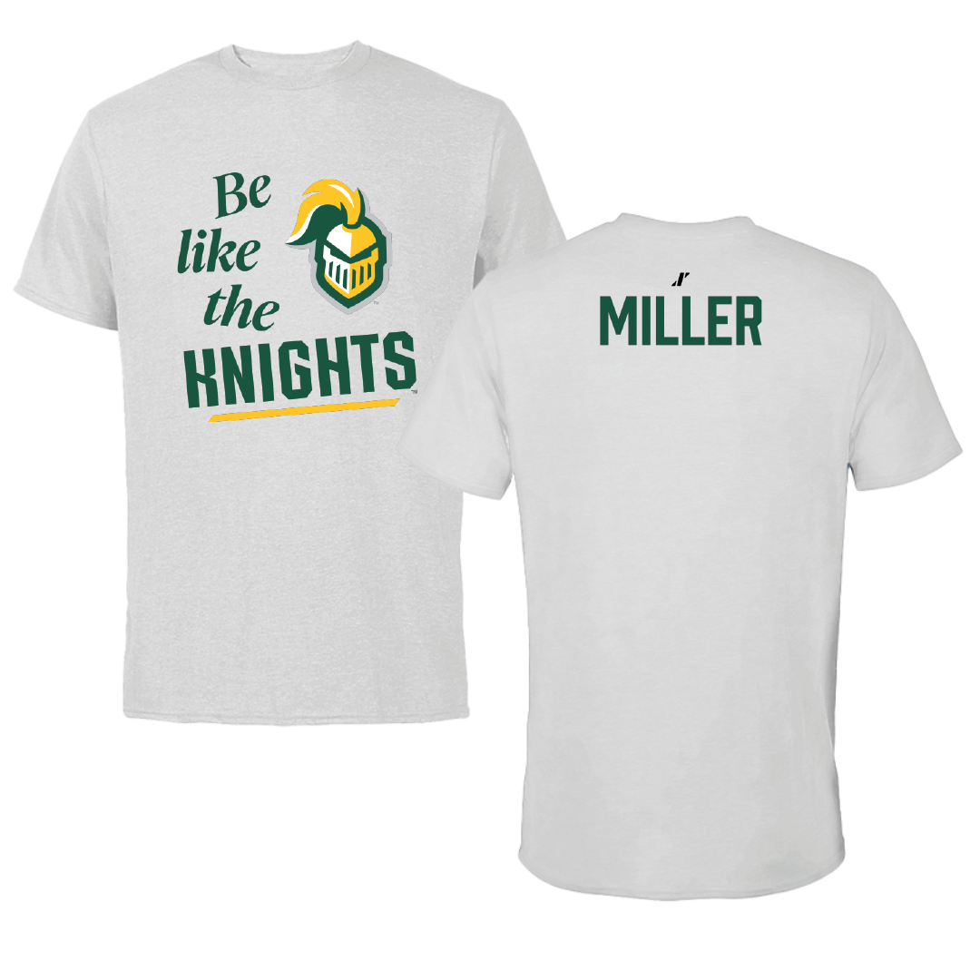 New Jersey City University Wrestling (W) Light Gray Be Like Us Performance Tee - Gabrielle Miller