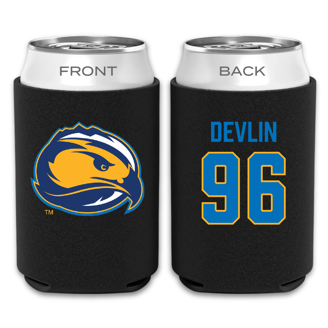 Fort Lewis College Football Black Can Cooler - #96 Blake Devlin
