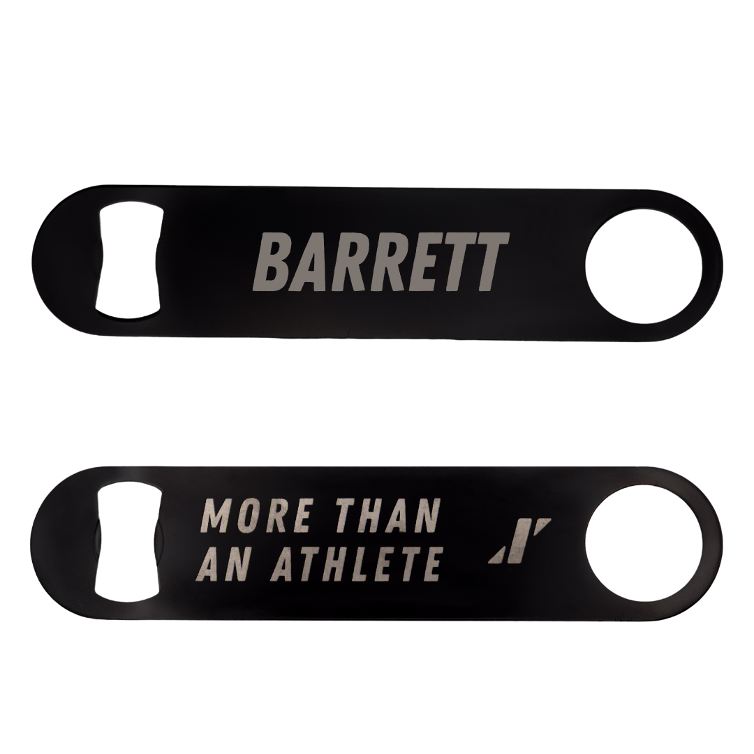 Averett University Wrestling Black Bottle Opener - Mason Barrett