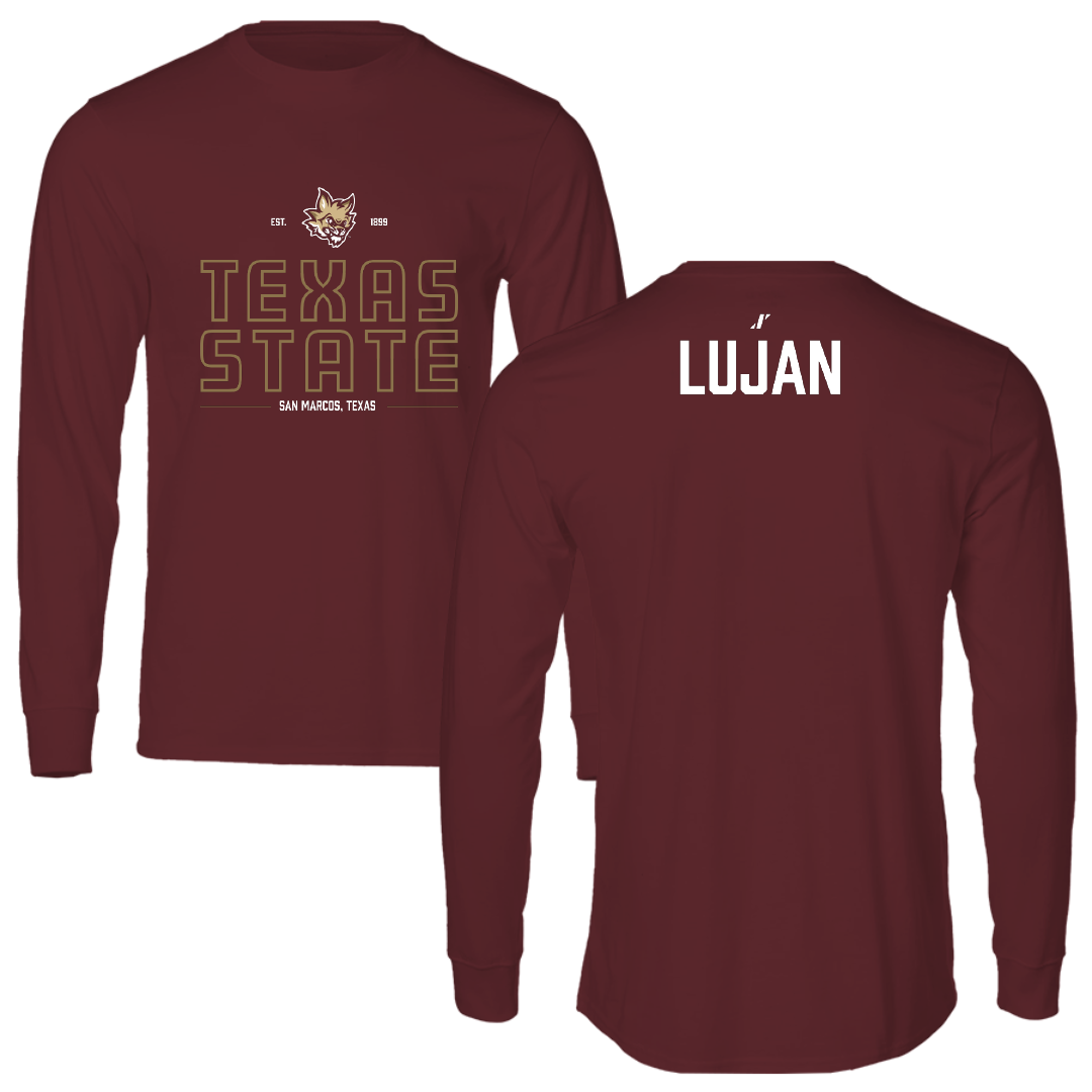 Texas State University Cheer Maroon General Long Sleeve - Gabriel Lujan