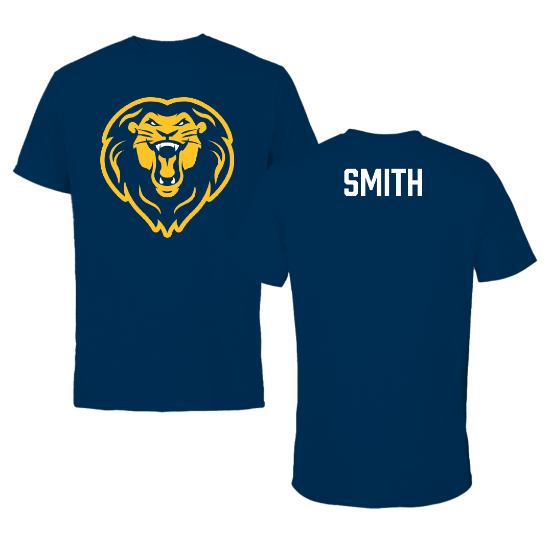 The College of New Jersey TF and XC Navy Performance Tee - Tyler Smith