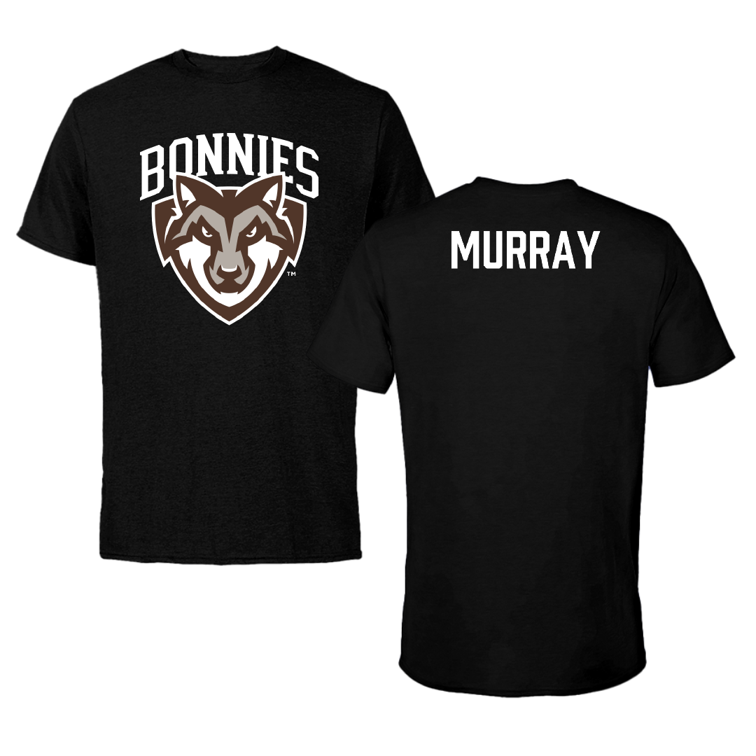 St. Bonaventure University Rugby (M) Black Tee - Liam Murray
