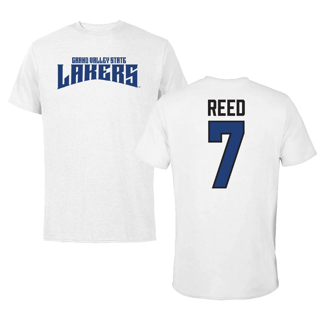 Grand Valley State University Football White Classic Tee - #7 Kellen Reed