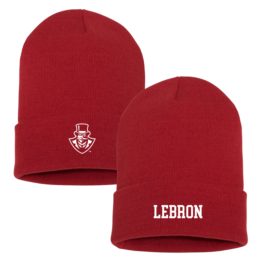 Austin Peay State University TF and XC Red Beanie - Richie Lebron