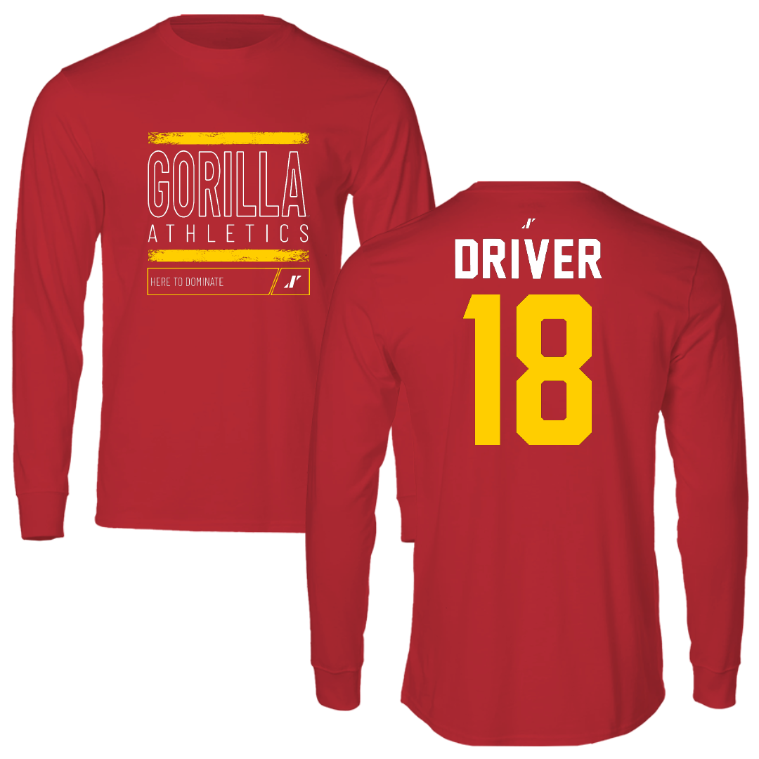 Pittsburg State University Softball Red Dominate Long Sleeve - #18 Sophia Driver