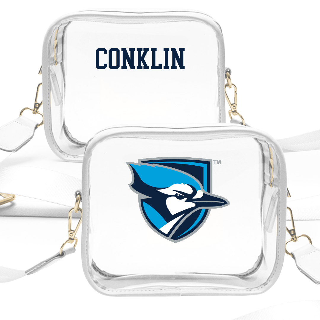 Elmhurst University Golf (M) White Clear Stadium Bag - Carson Conklin