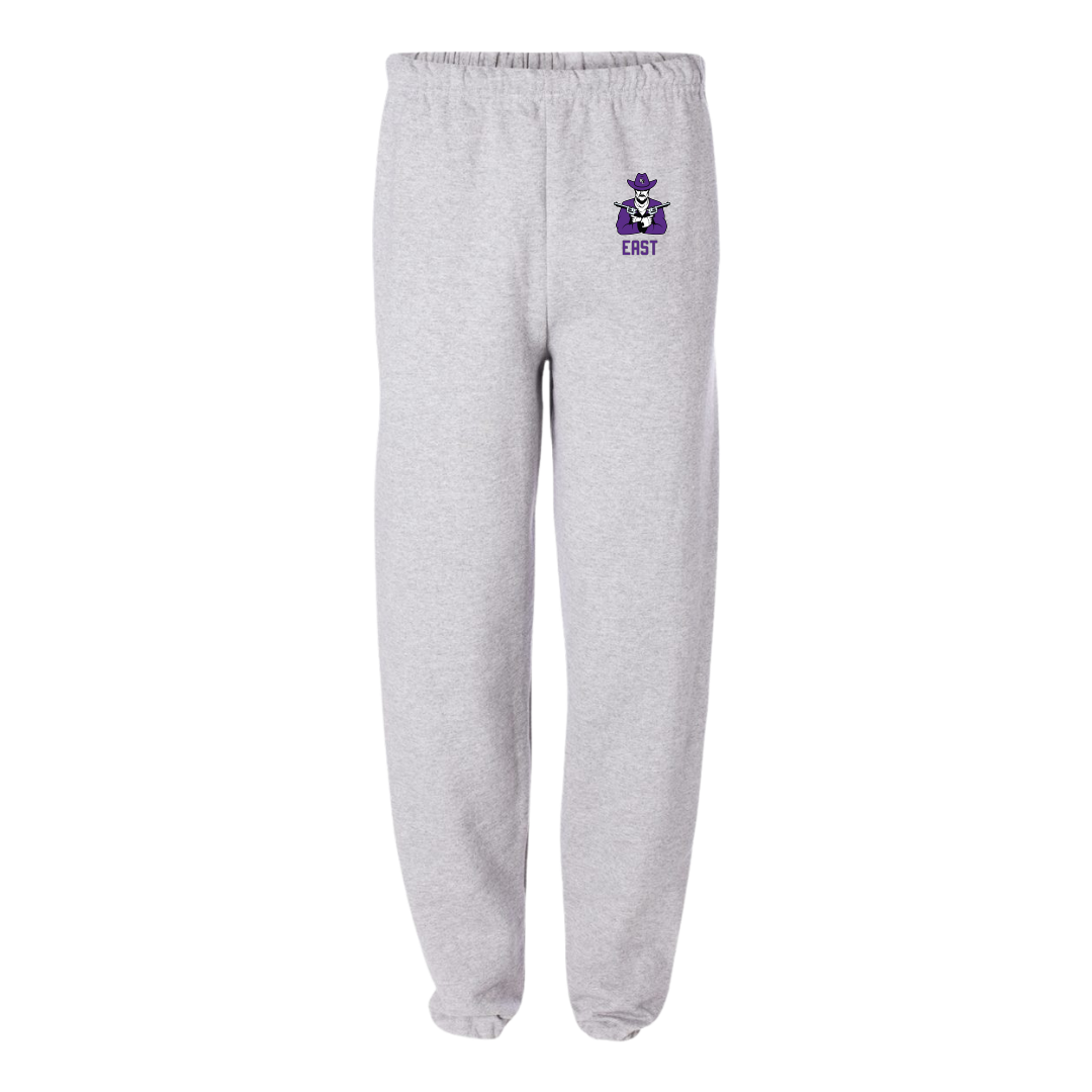Ranger College Baseball Light Gray Sweatpants - #17 Trajan East