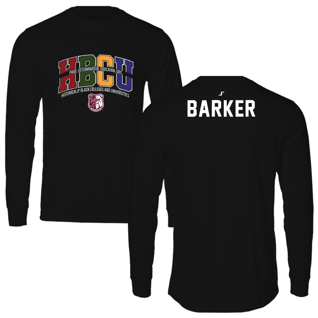 Alabama A&M University TF and XC Black HBCU Performance Long Sleeve - Eric Barker