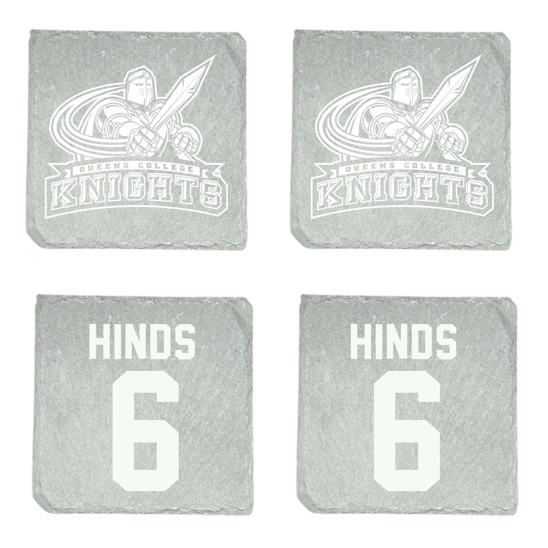 Queens College (New York) Basketball (W) Stone Coaster (4 Pack)  - #6 Elissa Hinds