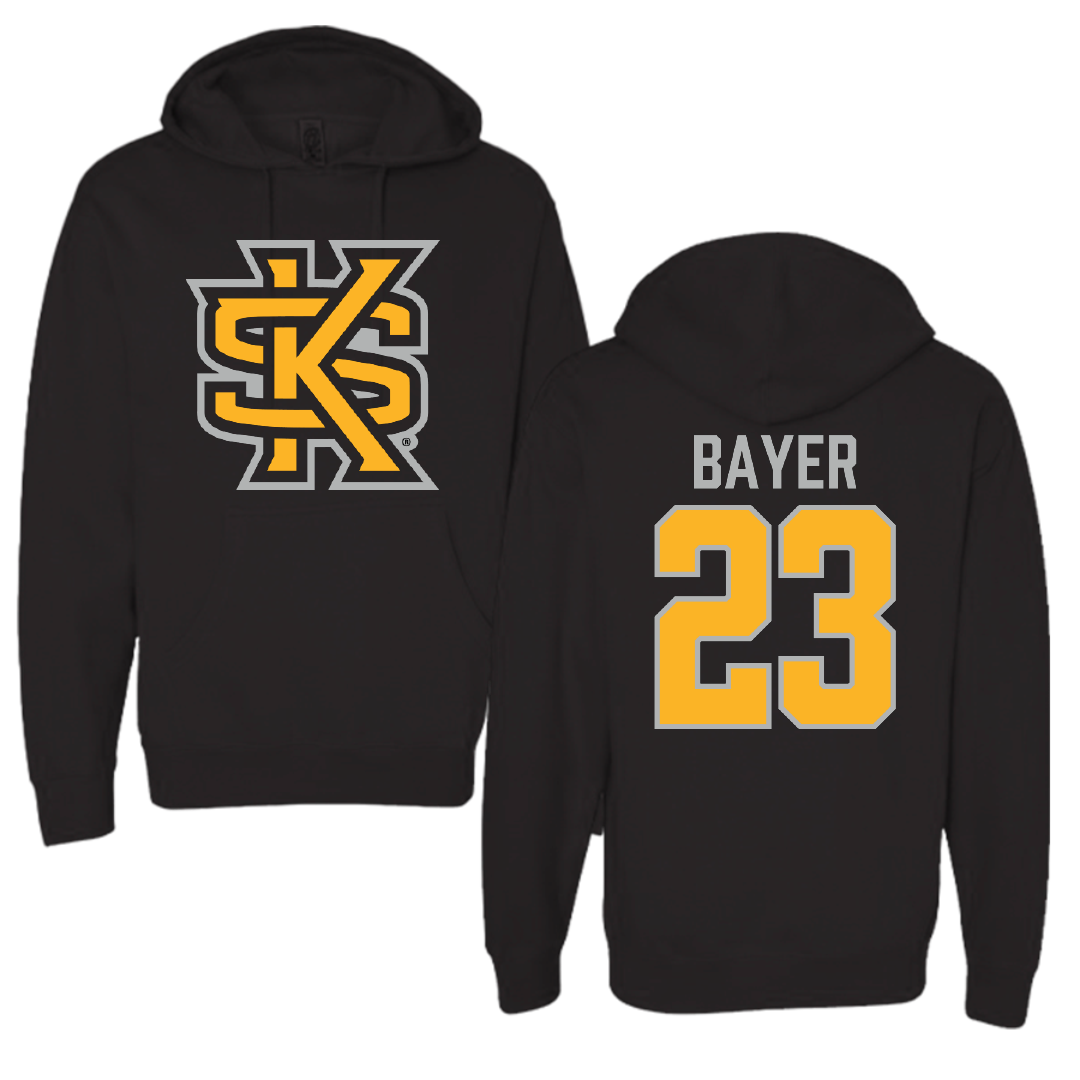 Kennesaw State University Baseball Black Hoodie - #23 Ty Bayer