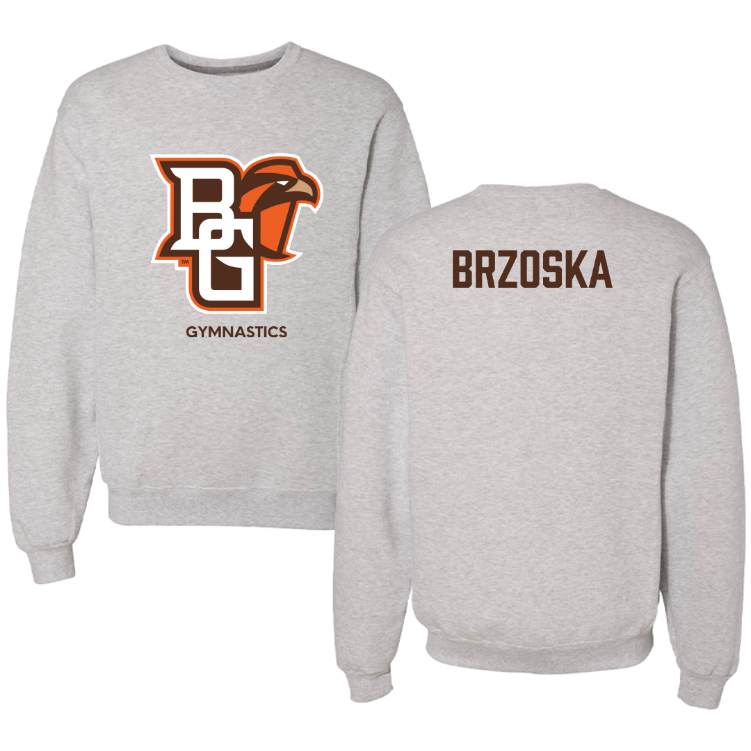 Bowling Green State University Gymnastics (W) Light Gray Crewneck - Elise Brzoska