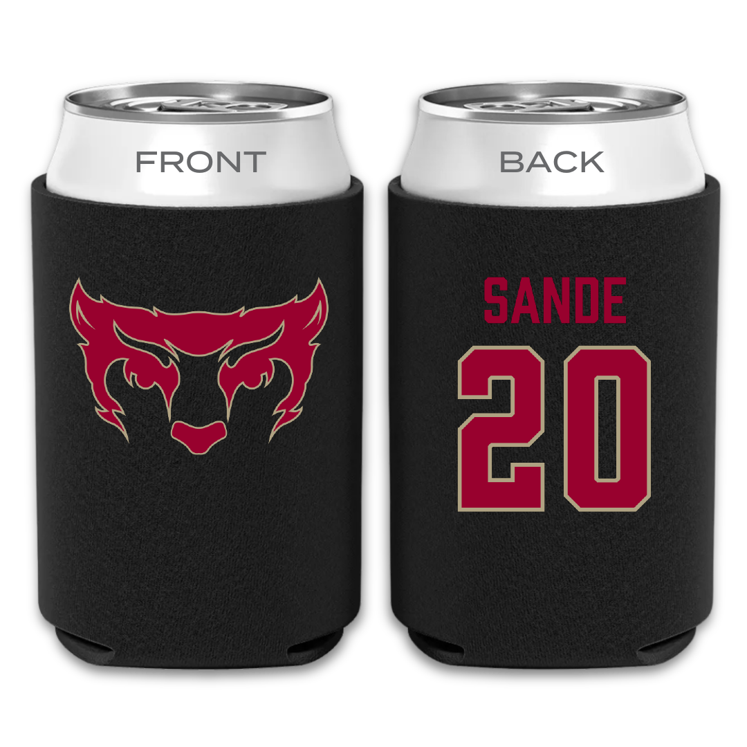Willamette University Basketball (M) Black Can Cooler - #20 Kellen Sande