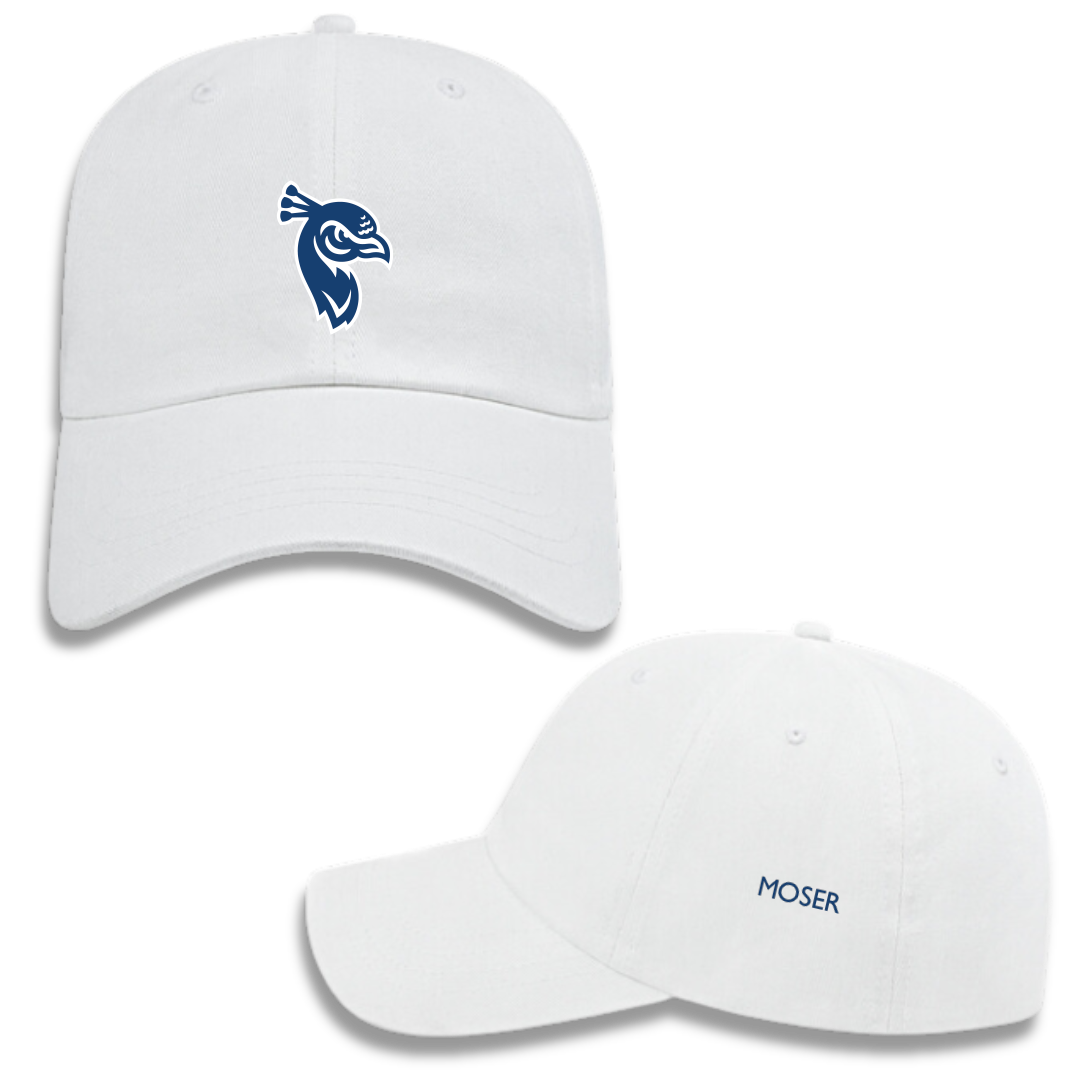 Saint Peter's University Baseball White Hat - Adam Moser