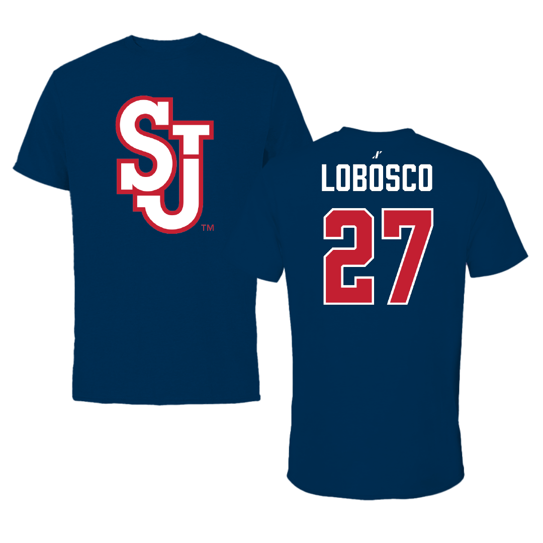 St. John's University (New York) Softball Navy Tee - #27 Bianca Lobosco