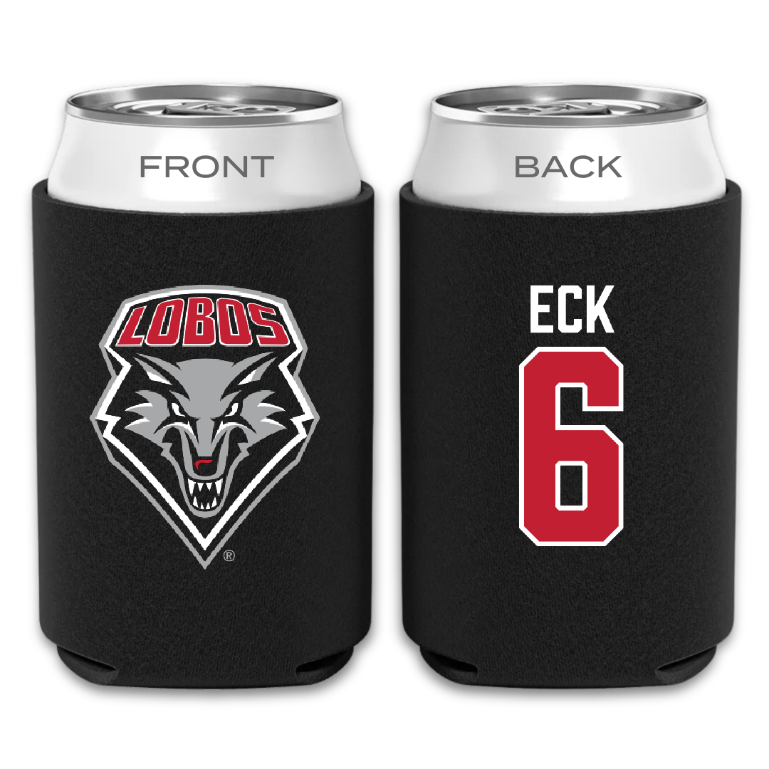 University of New Mexico Football Black Can Cooler - #6 Jaxton Eck