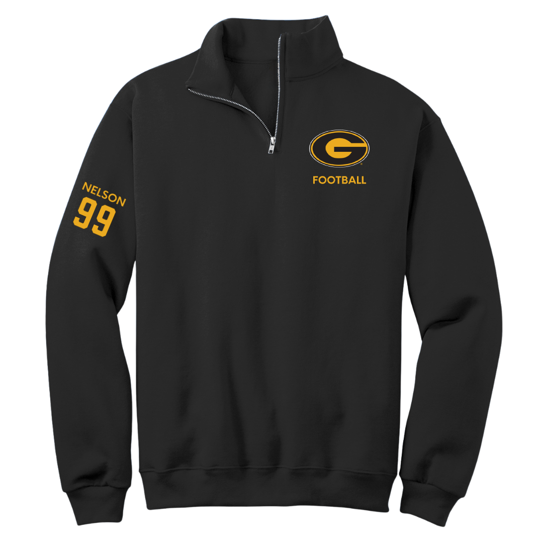 Grambling State University Football Black Quarter-Zip - #99 Noah Nelson