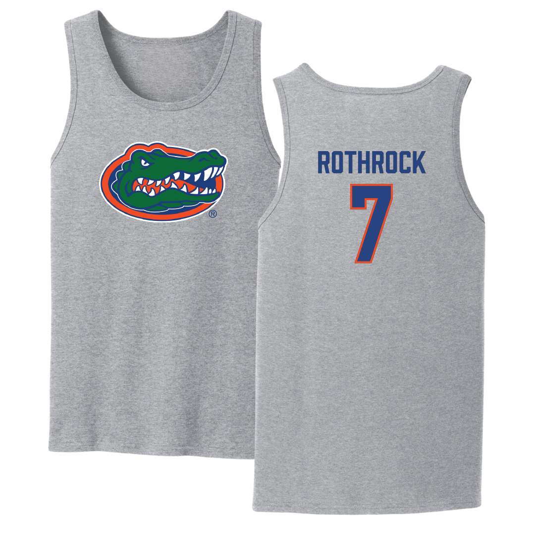 University of Florida Softball Sport Gray Tank Top - #7 Keagan Rothrock