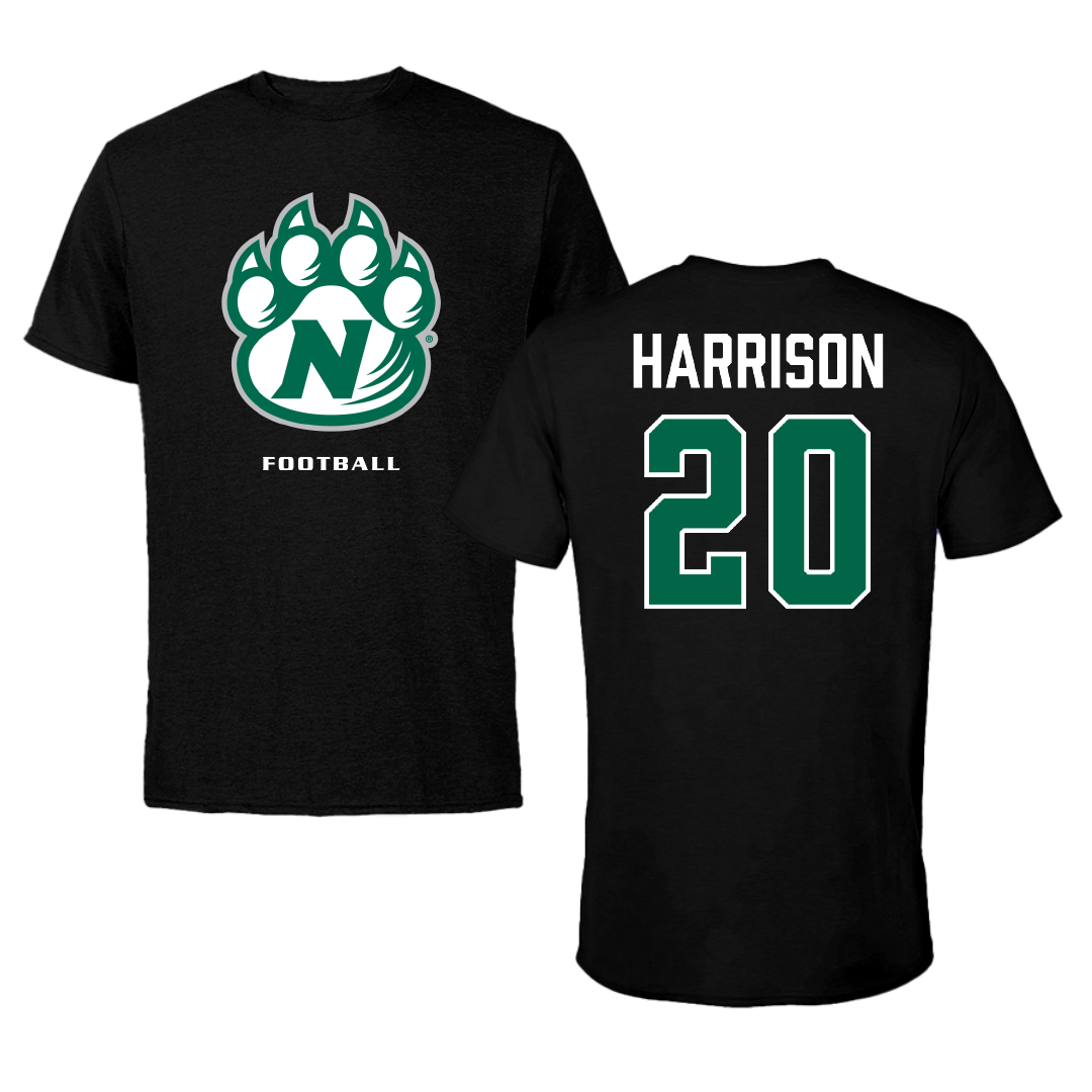 Northwest Missouri State University Football Black Performance Tee - #20 Michael Harrison