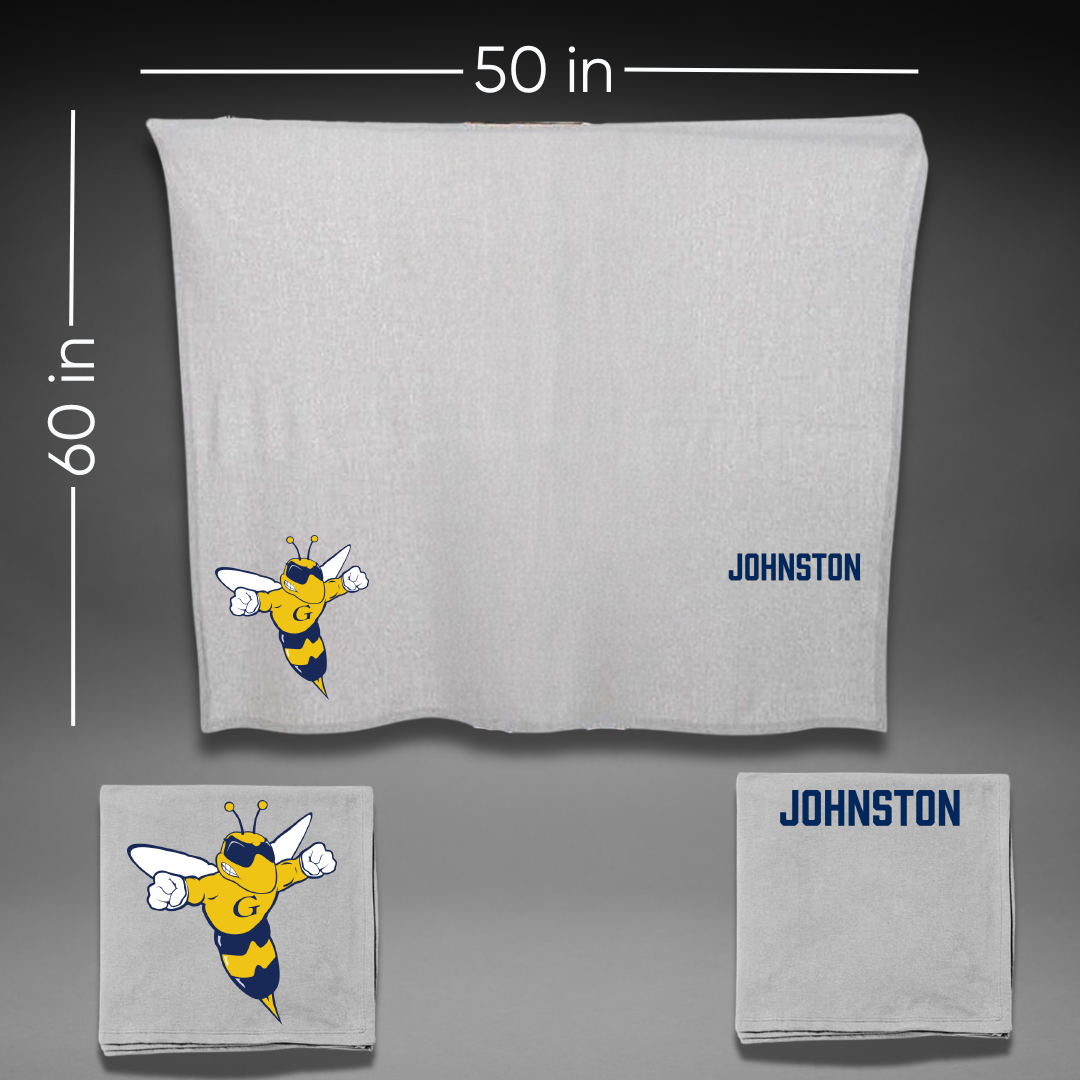 Graceland University Wrestling (M) Gray Blanket - Kayden Johnston