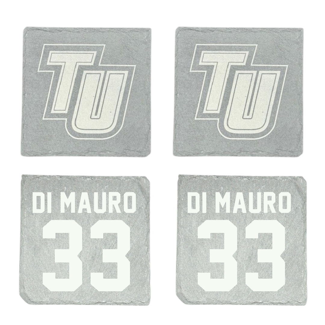 Tusculum University Soccer Stone Coaster (4 Pack)  - #33 Enzo Di Mauro