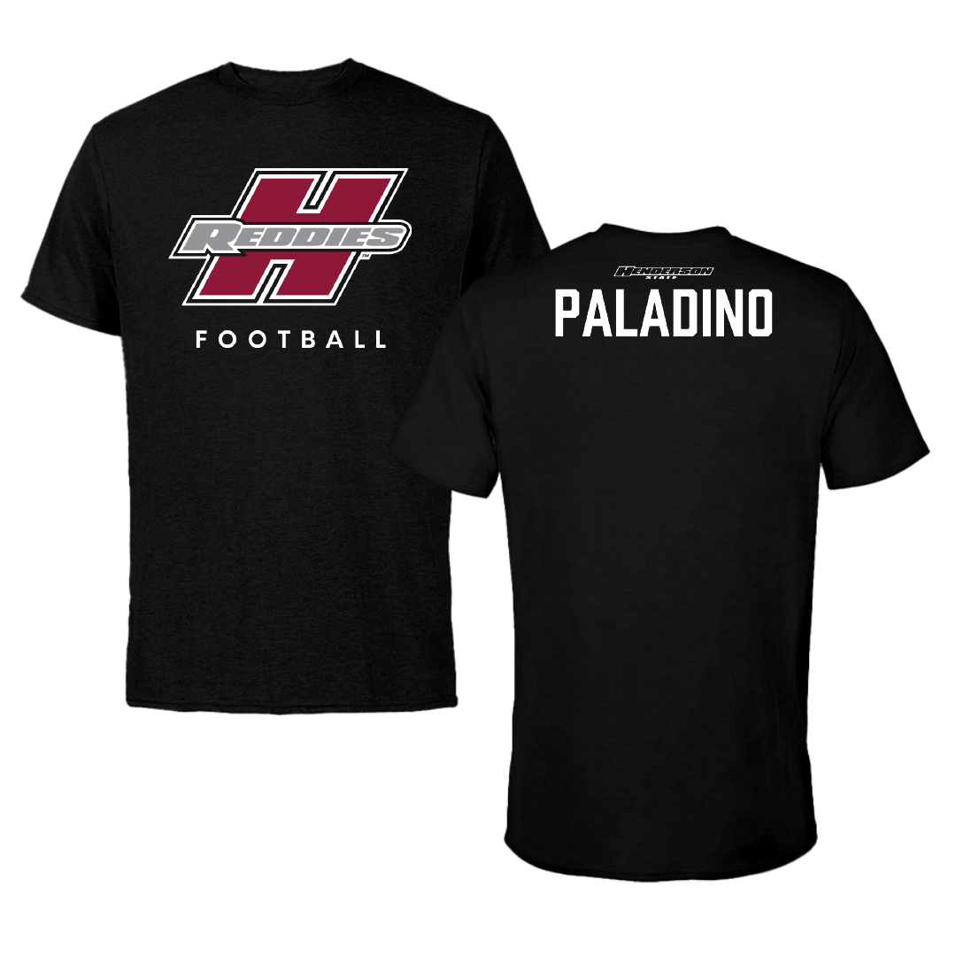 Henderson State University Football Black Tee - Sam Paladino