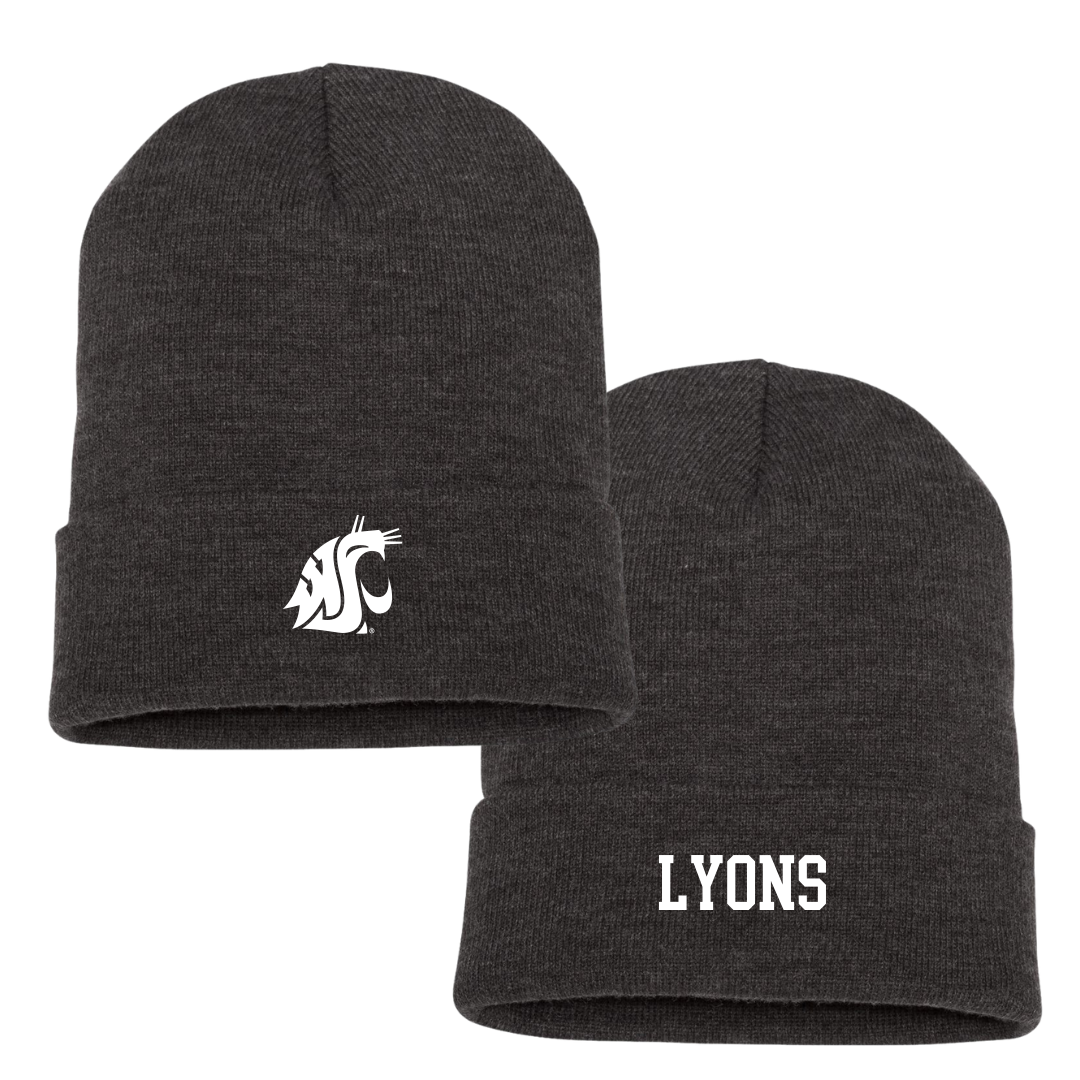Washington State University TF and XC Dark Gray Beanie - Brooke Lyons