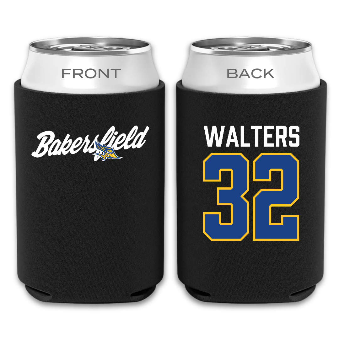 California State University-Bakersfield Soccer Black Can Cooler - #32 CJ Walters