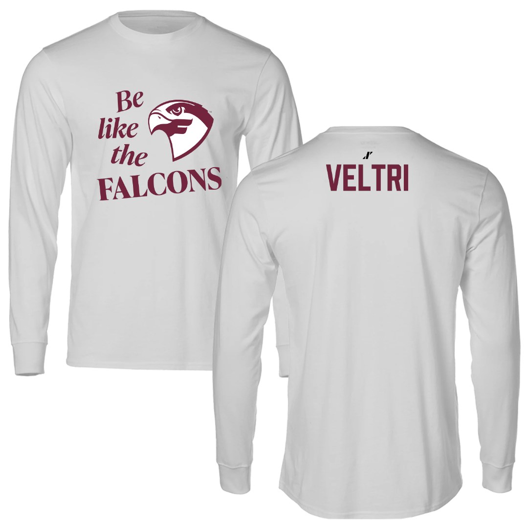 Fairmont State University Golf Light Gray Be Like Us Performance Long Sleeve - Gavin Veltri