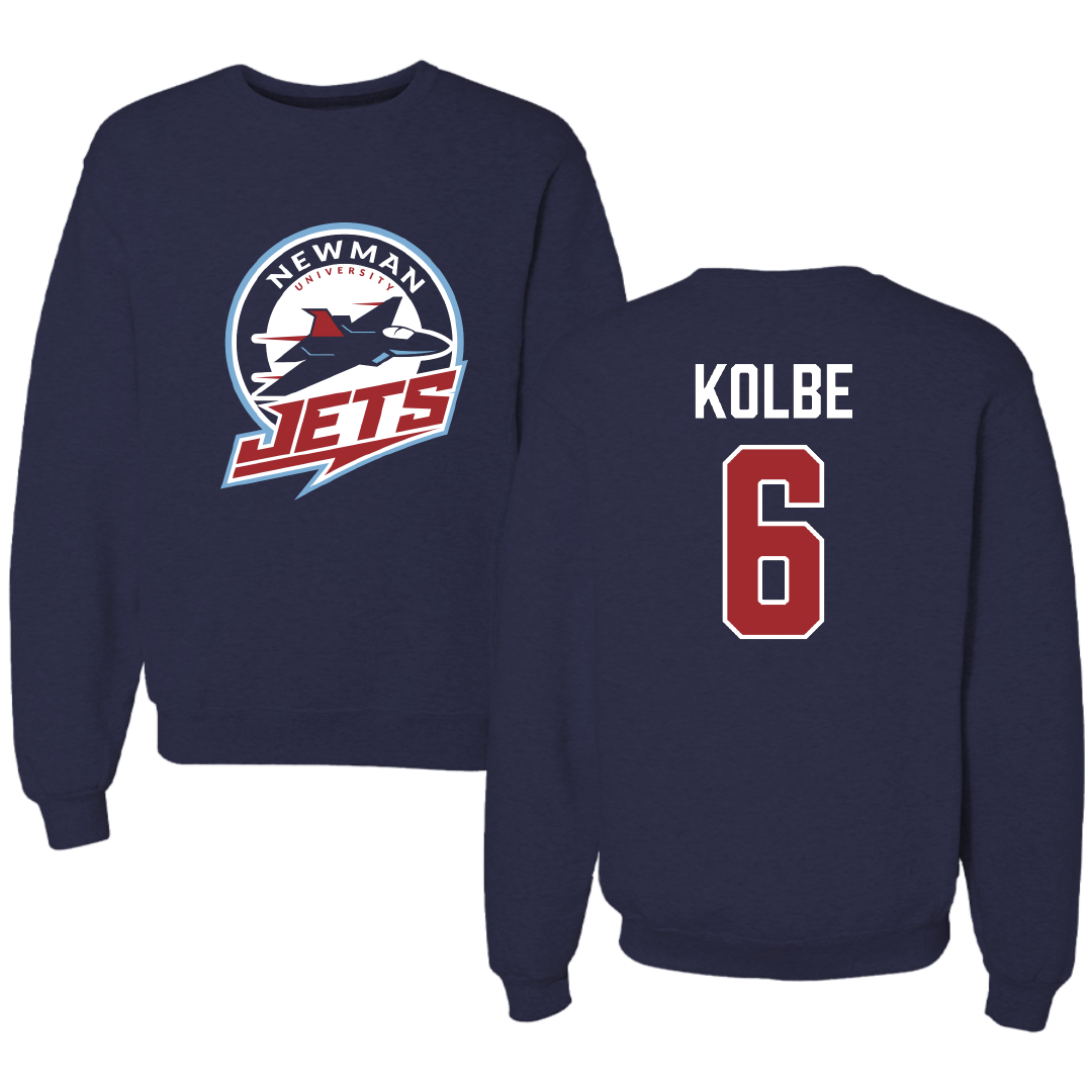 Newman University Soccer (W) Navy Crewneck - #6 Emma Kolbe
