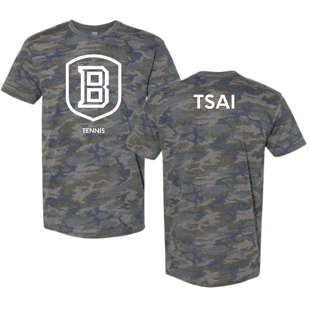 Bradley University Tennis (W) Vintage Camo Tee - Compassion Tsai