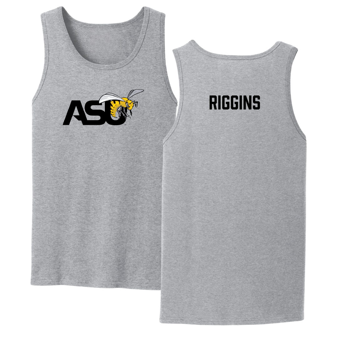 Alabama State University TF and XC Sport Gray Tank Top - Isaiah Riggins