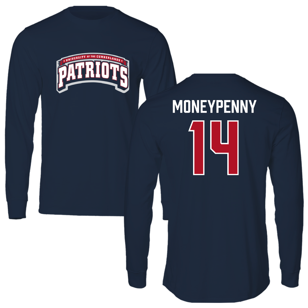 University of the Cumberlands Volleyball Navy Long Sleeve - #14 Allison Moneypenny