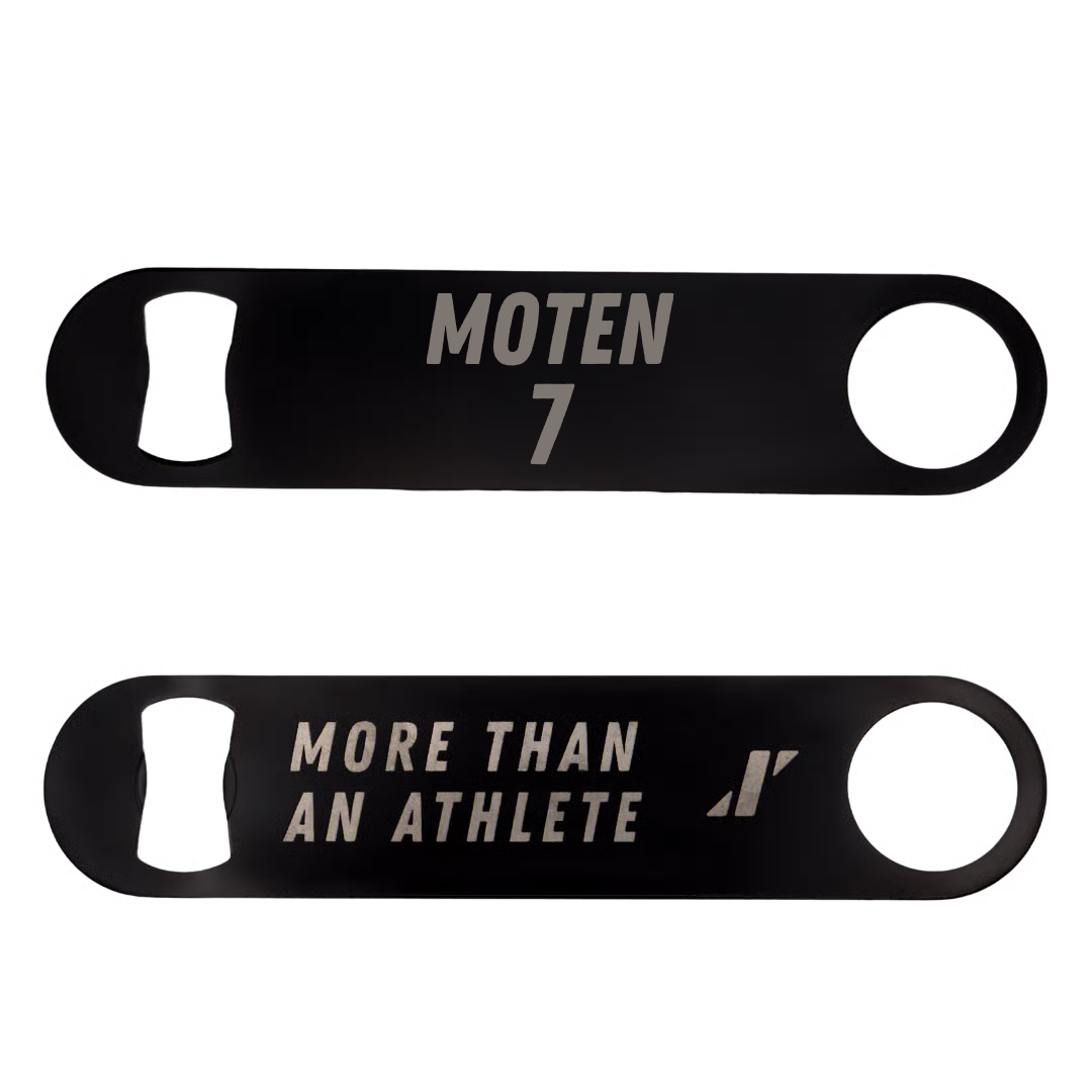 Football Black Bottle Opener - #7 Quentin Moten